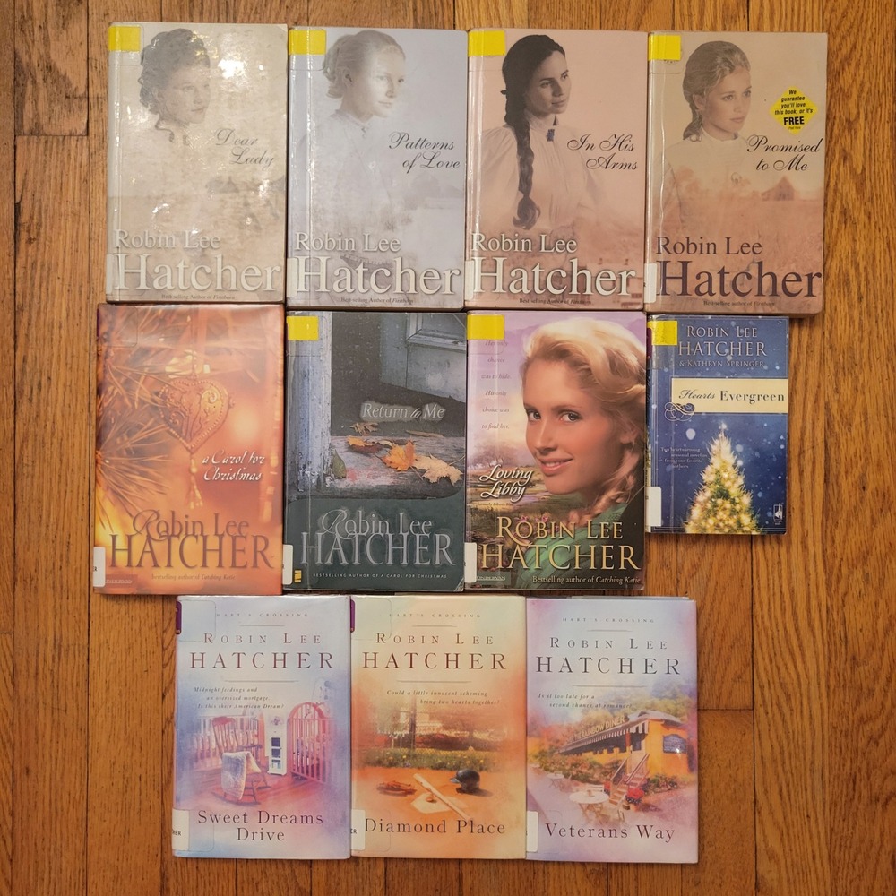 Robin Lee Hatcher 11 Book Lot Christian Romance Historical Fiction Prairie Gift